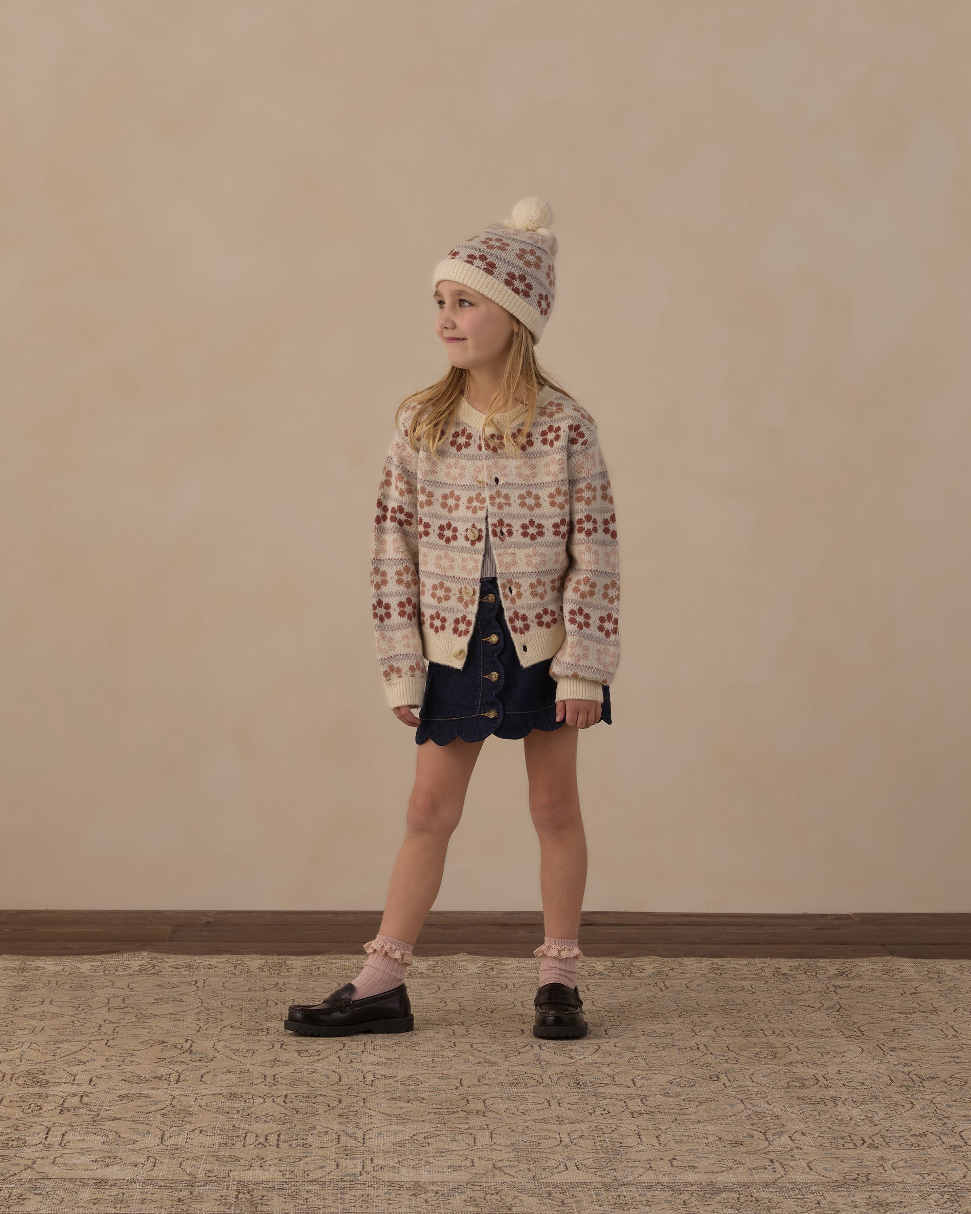 CHEYENNE CARDIGAN FLOWER FAIR ISLE