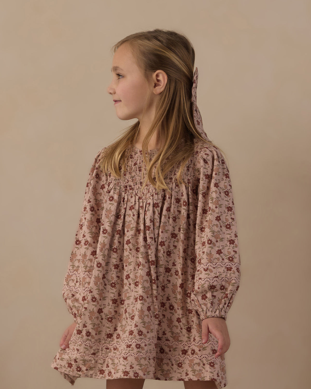 SELENE DRESS PINK FLORAL