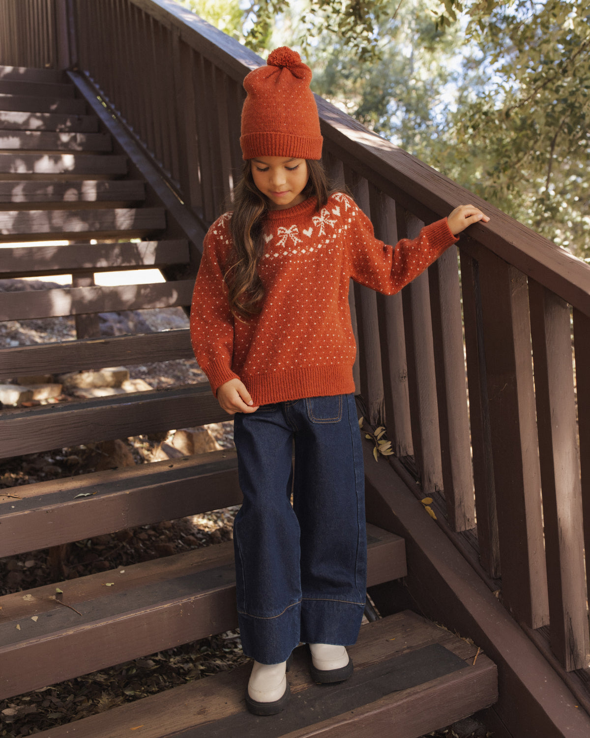 FAIR ISLE SWEATER RUBY