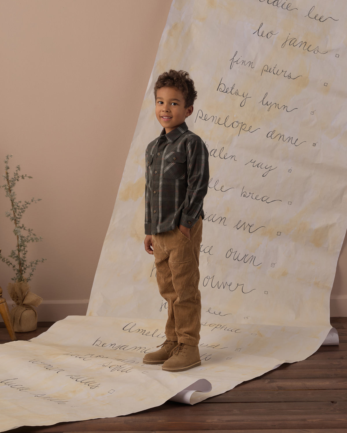 POCKETED FLANNEL SHIRT HOLIDAY PLAID