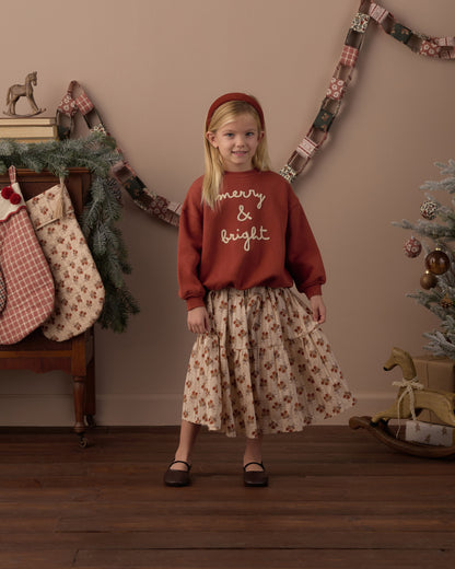 RELAXED SWEATSHIRT MERRY & BRIGHT