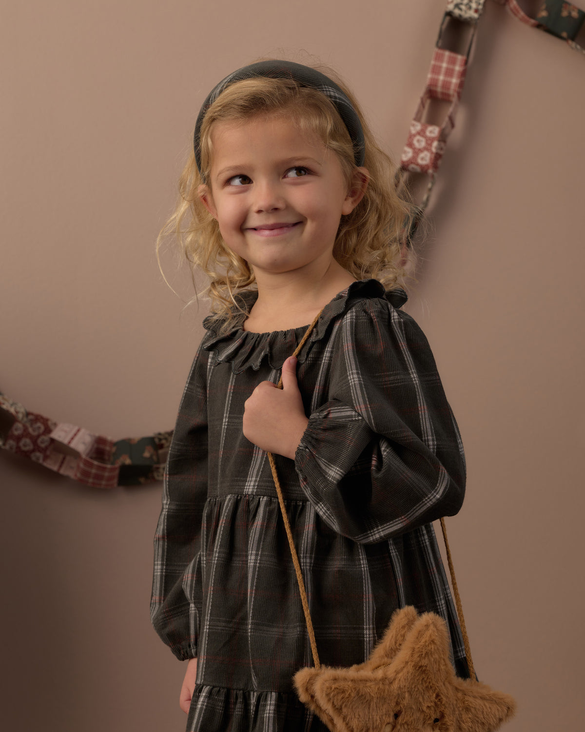 FRAN DRESS HOLIDAY PLAID