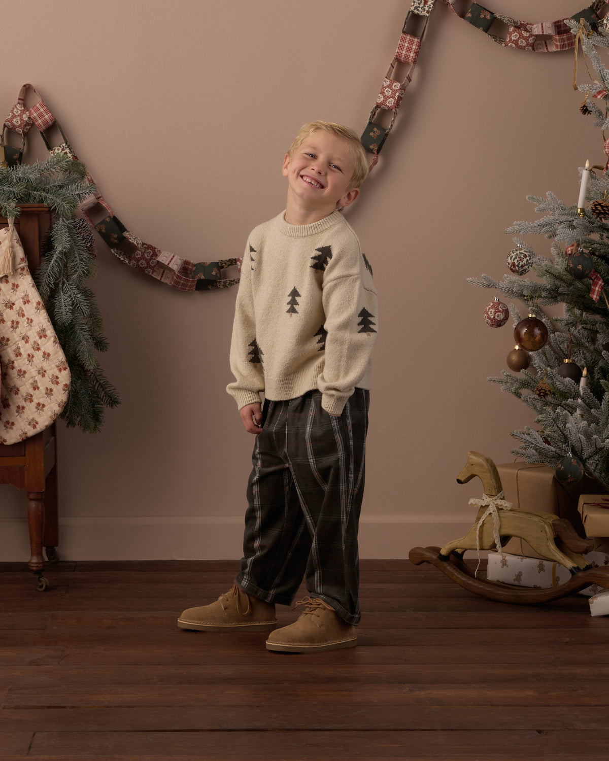 PALMER PANT HOLIDAY PLAID