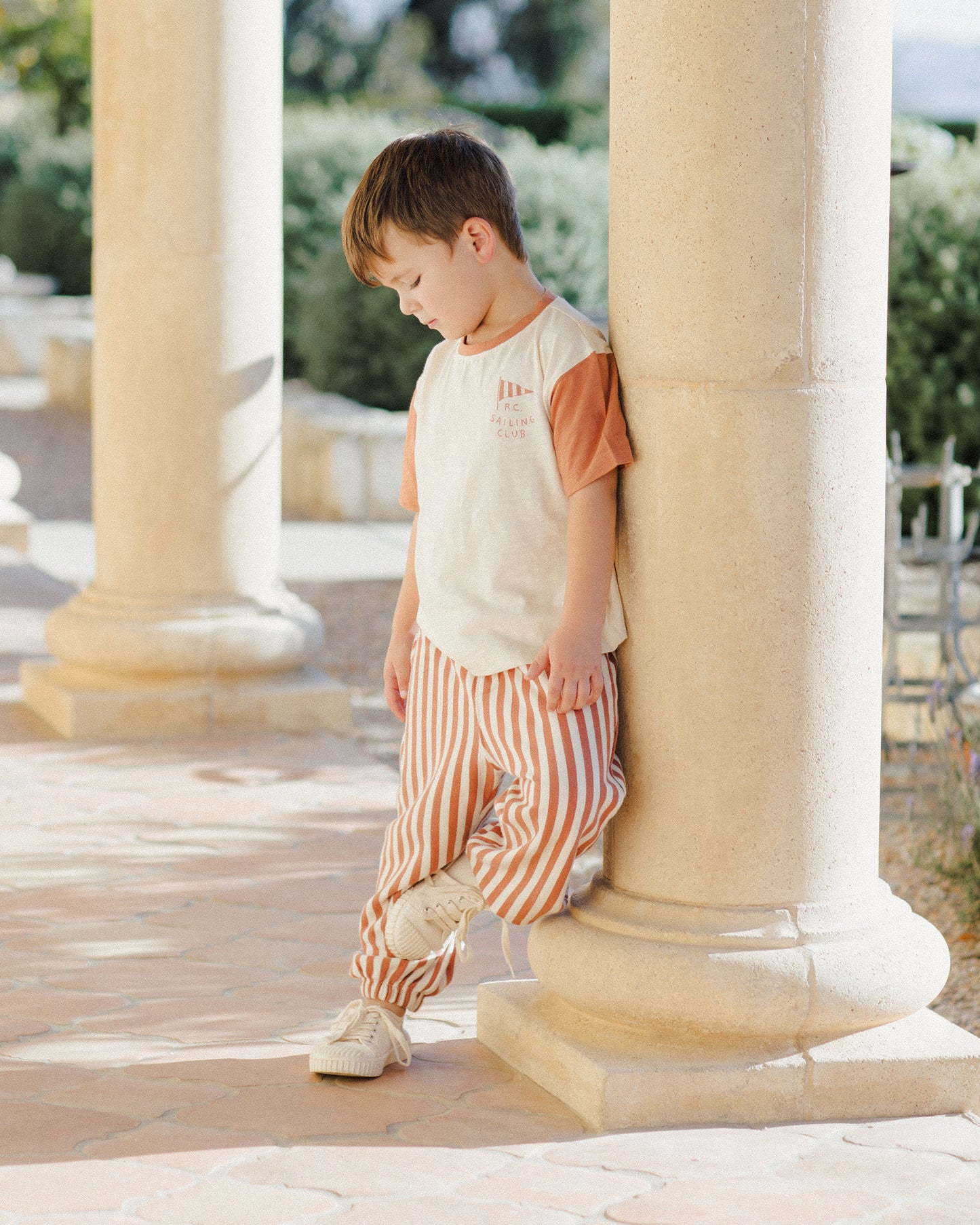 CONTRAST SHORT SLEEVE TEE || SAILING CLUB