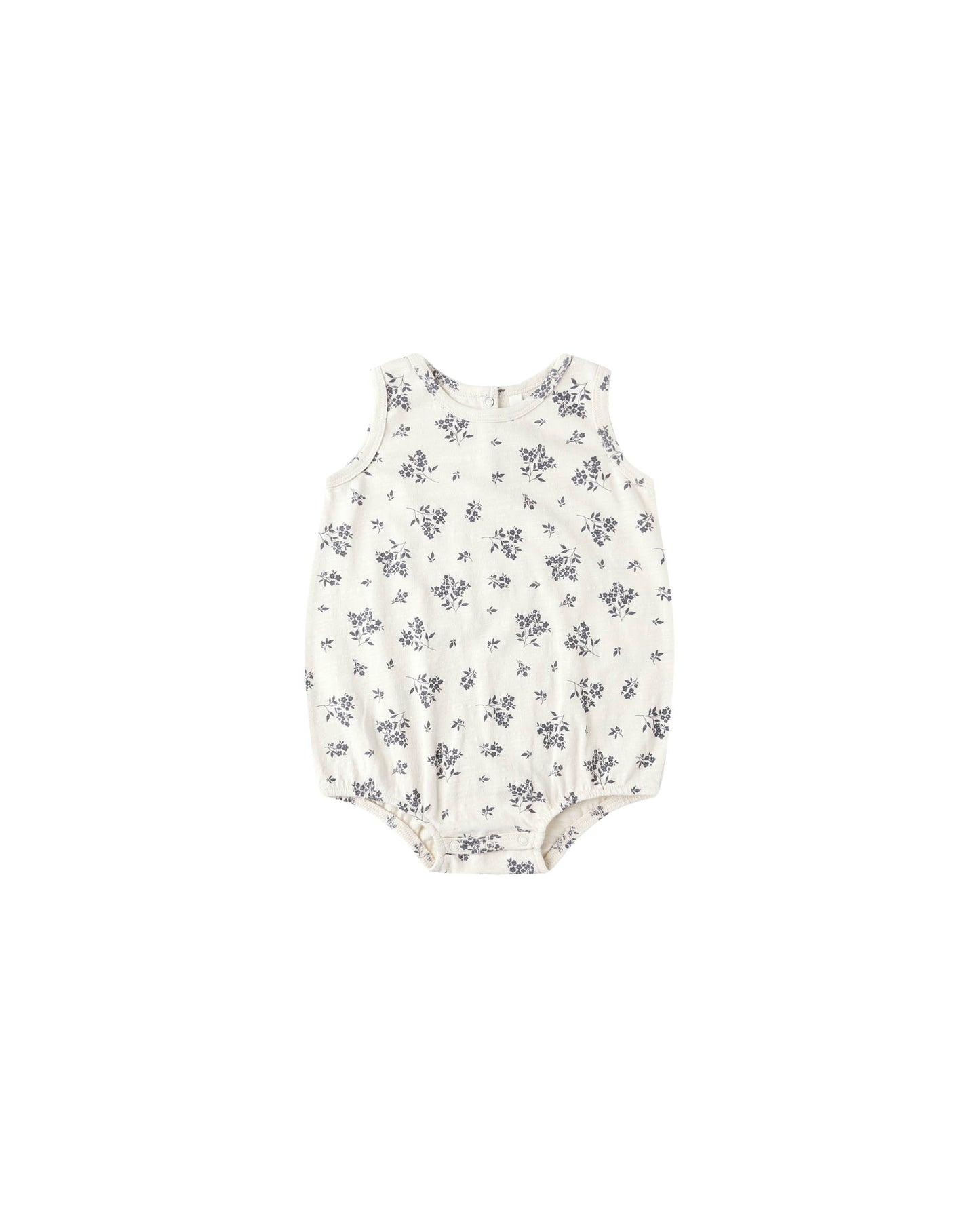 BUBBLE ONESIE || BLUE FLORAL