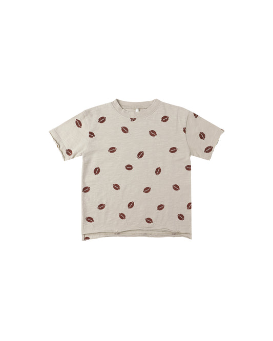 RAW EDGE TEE || FOOTBALLS