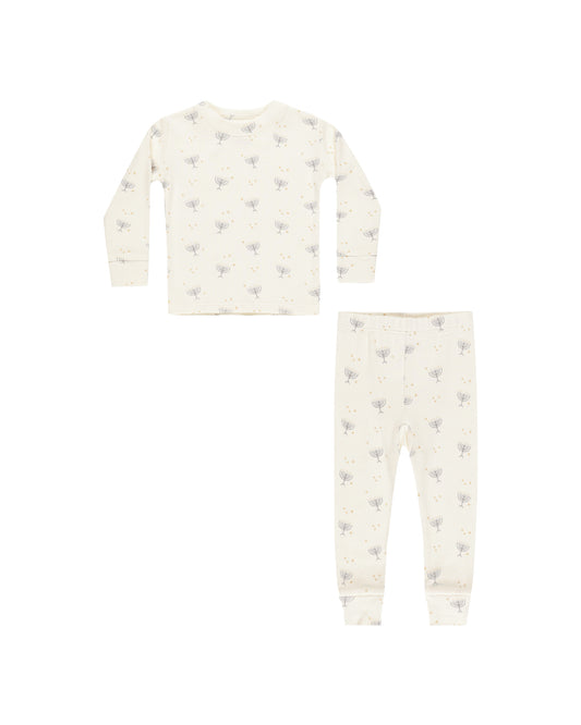 ORGANIC LONG SLEEVE PAJAMA SET || HANUKKAH