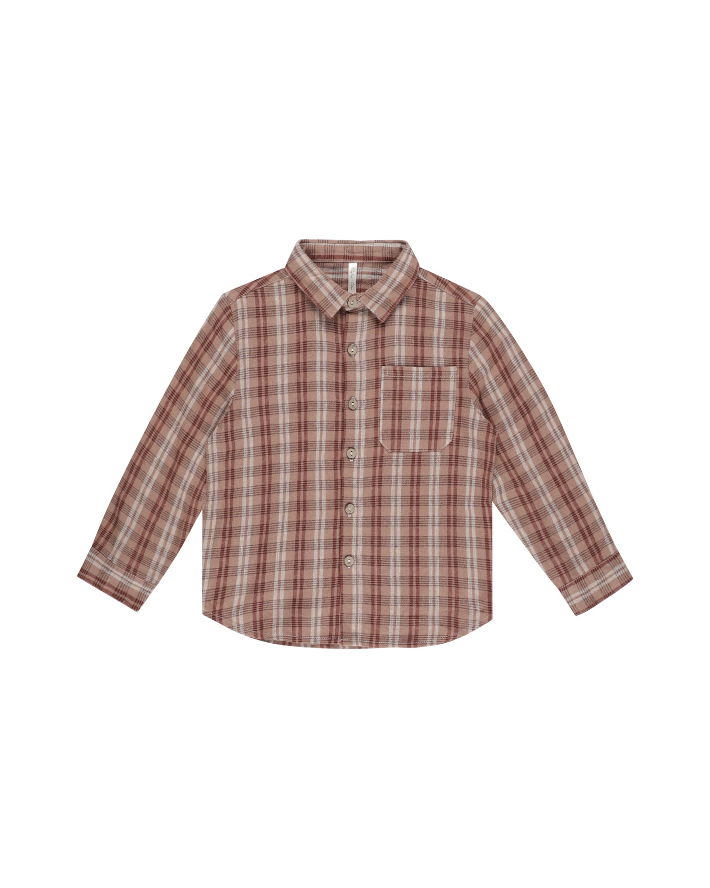 COLLARED LONG SLEEVE SHIRT || AUTUMN PLAID