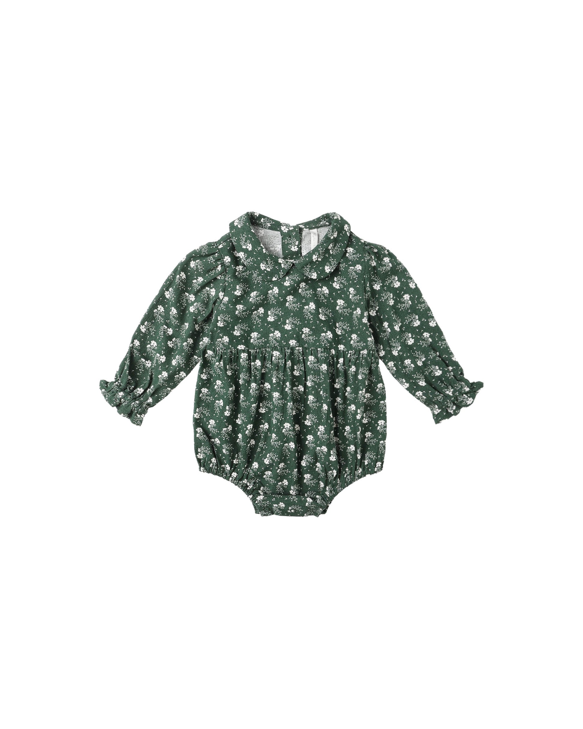 CORA ROMPER || GREEN DITSY