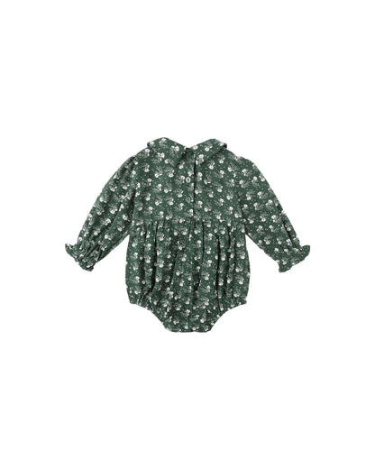 CORA ROMPER || GREEN DITSY