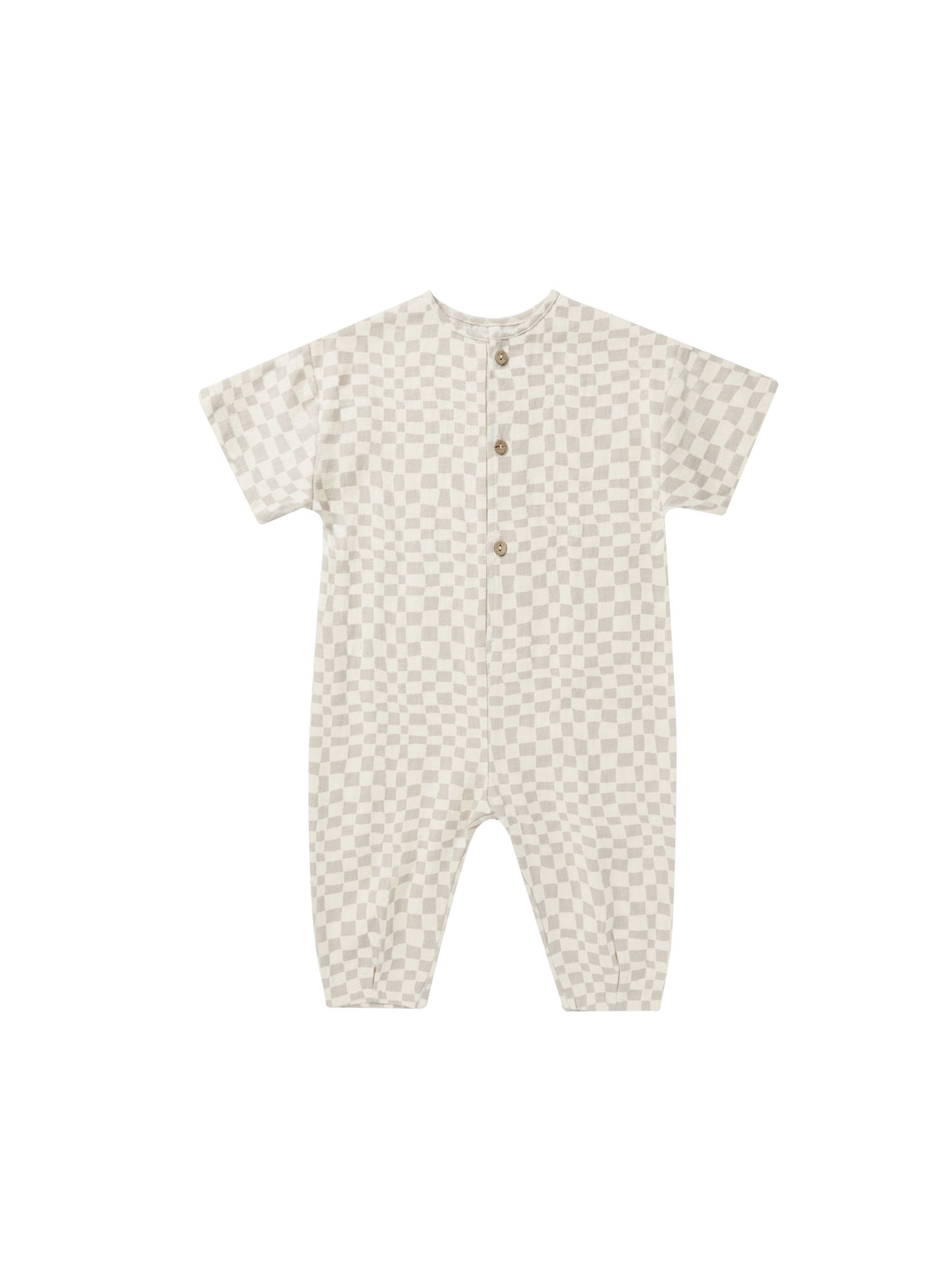 HAYES JUMPSUIT || DOVE CHECK