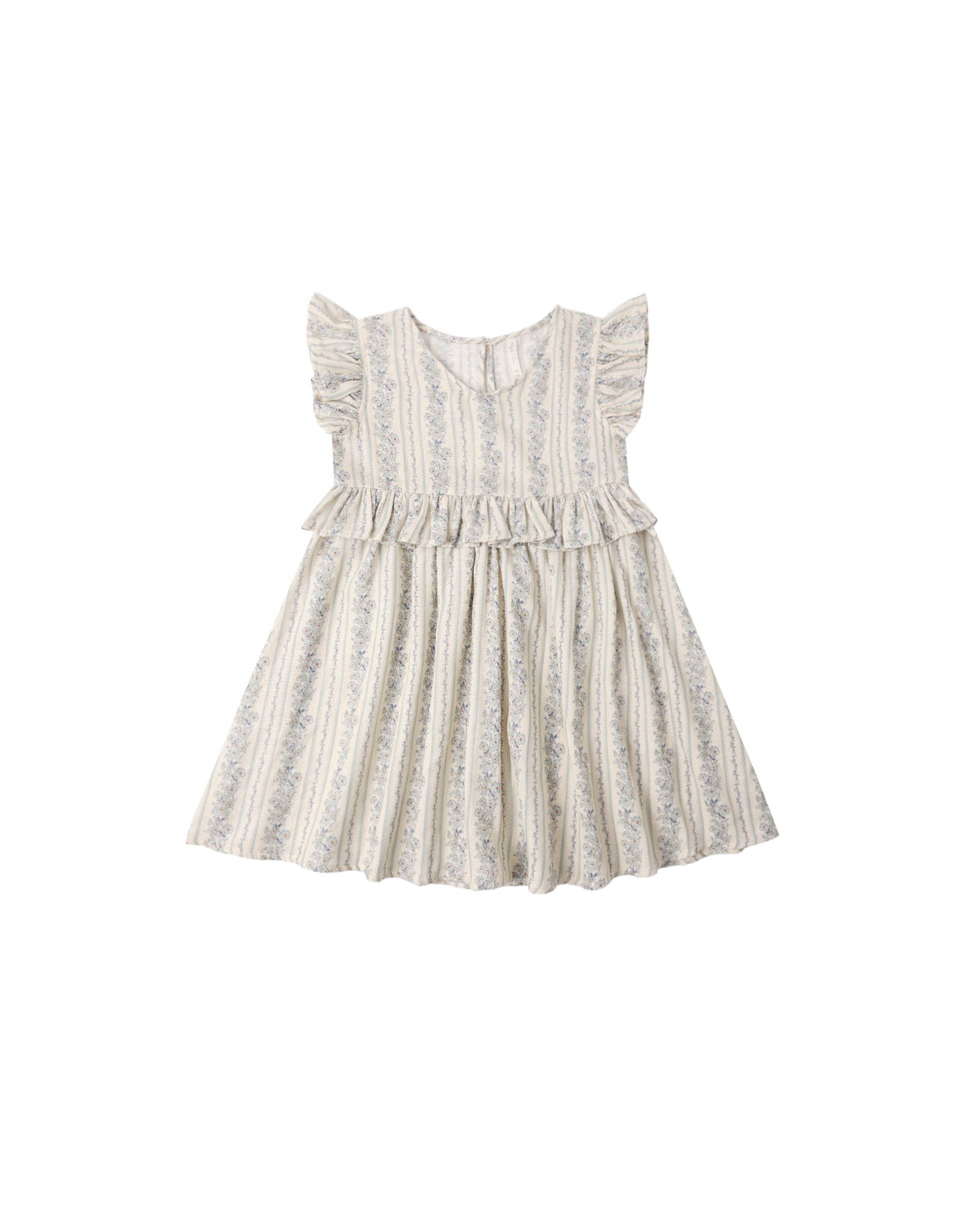 BRIELLE DRESS BLUE FLORAL