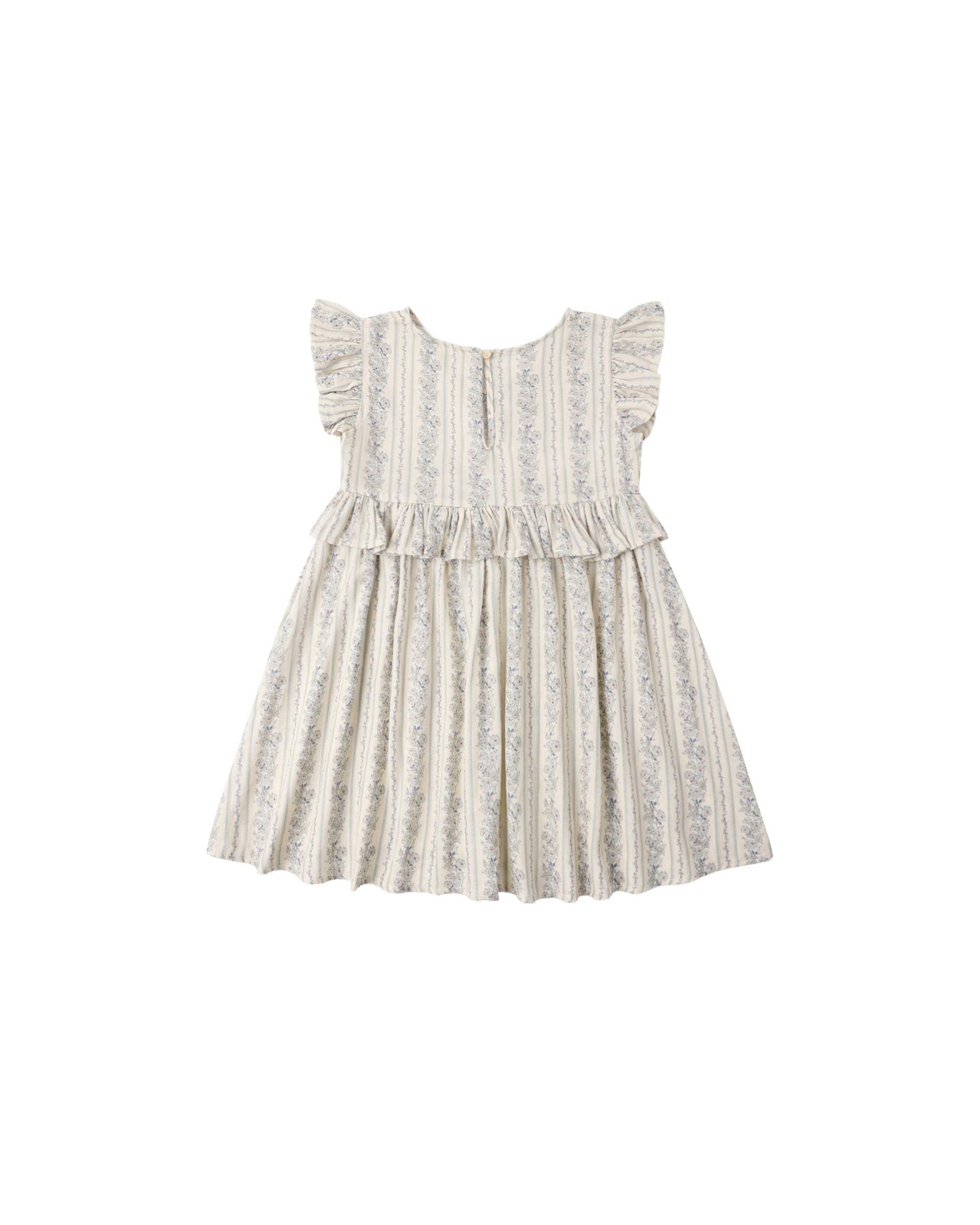 BRIELLE DRESS BLUE FLORAL