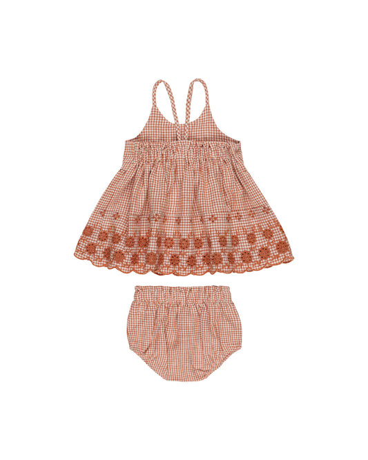 ZENNI SET || POPPY GINGHAM