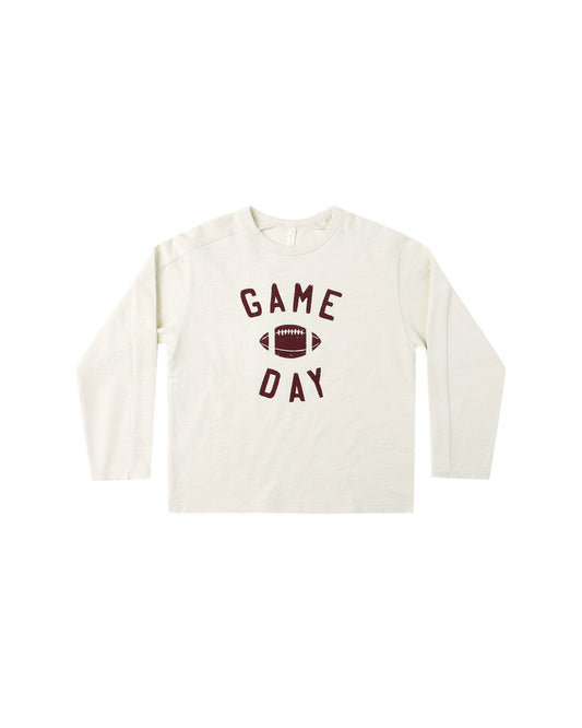 LONG SLEEVE PANELED TEE || GAME DAY