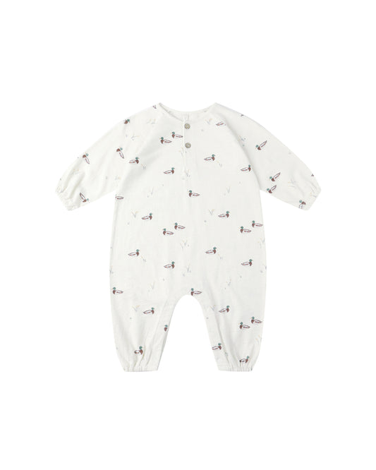 HENLEY JUMPSUIT || DUCKS