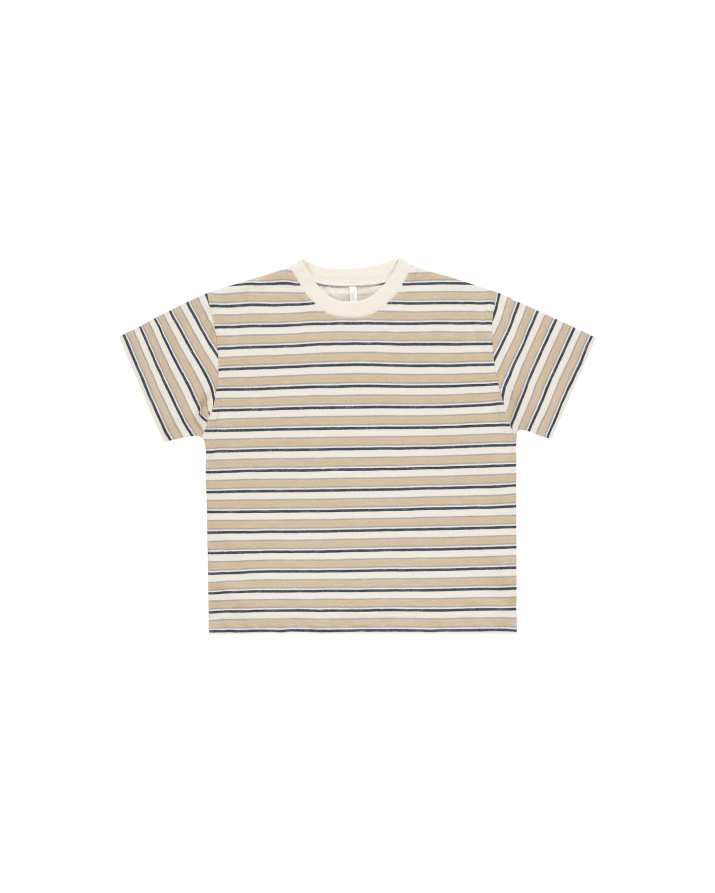 RELAXED TEE || BLUE VINTAGE STRIPE