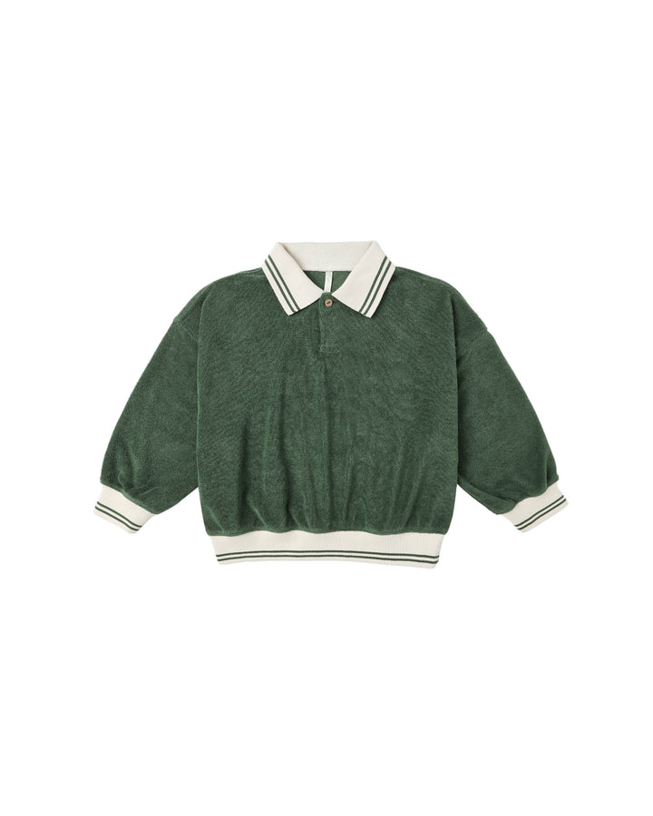 COLLARED SWEATSHIRT || GREEN