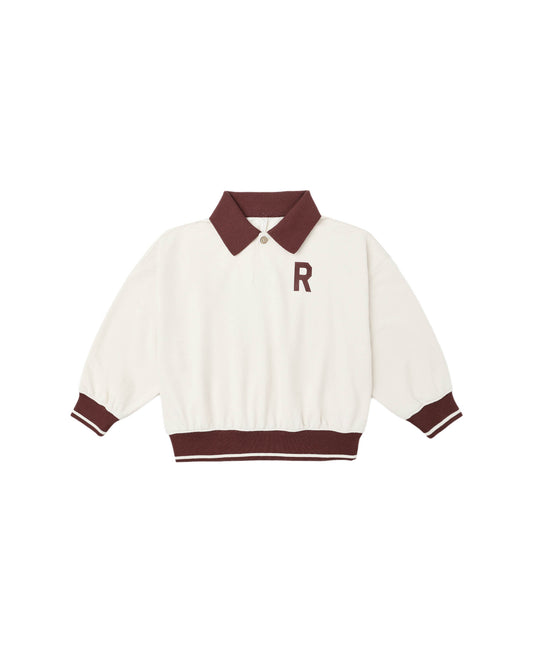 COLLARED SWEATSHIRT || NATURAL