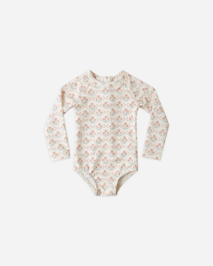DELPHINE RASHGUARD ONE-PIECE BLOSSOM