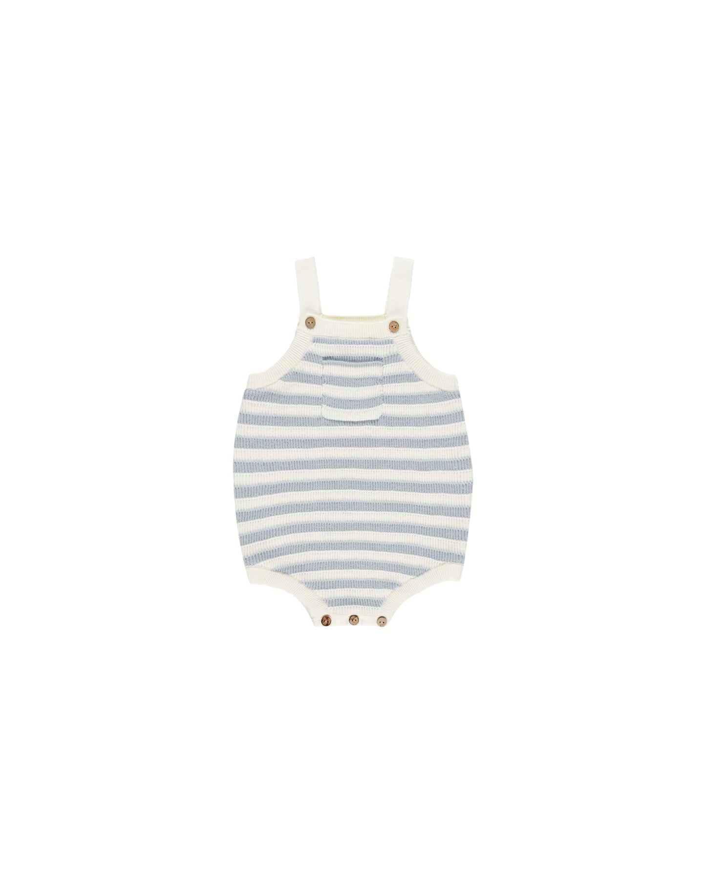 ASHTON KNIT ROMPER || BLUE STRIPE