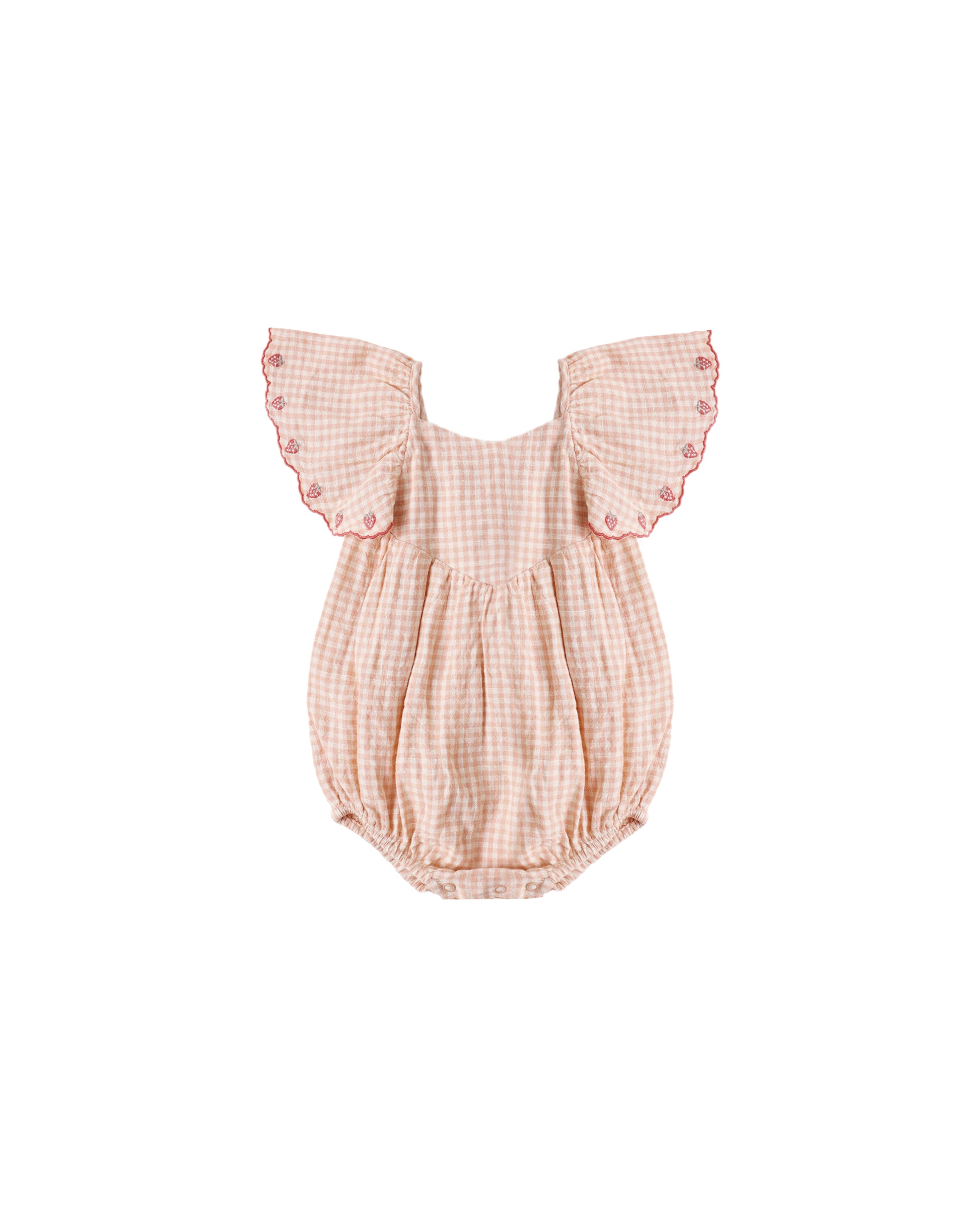 ROXY ROMPER PETAL GINGHAM