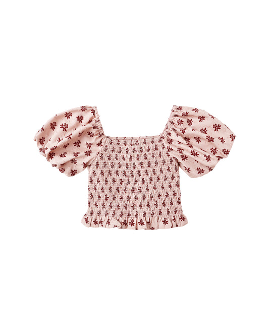 TRIXIE TOP || BLUSH FLEUR