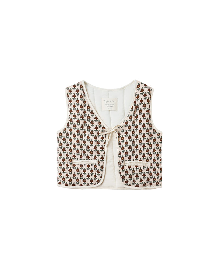 QUILTED VEST || HARVEST FLORAL