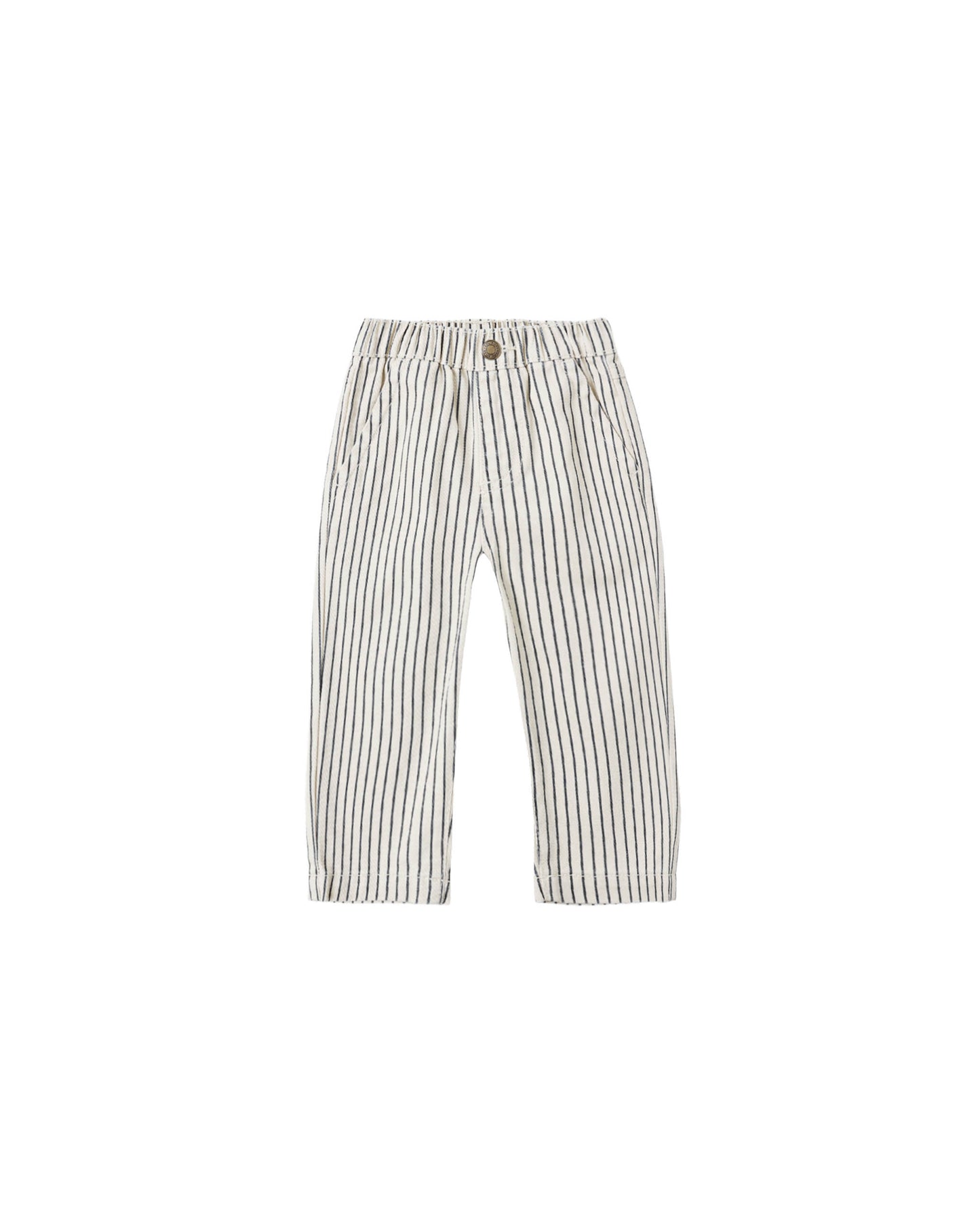 BAGGY PANT || NAVY PINSTRIPE