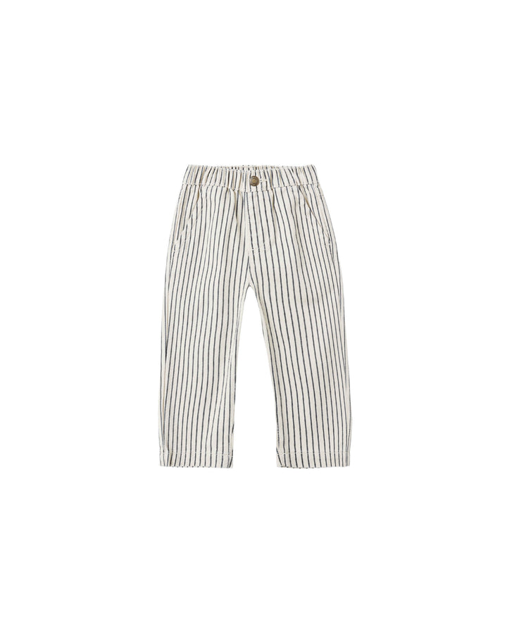 BAGGY PANT || NAVY PINSTRIPE