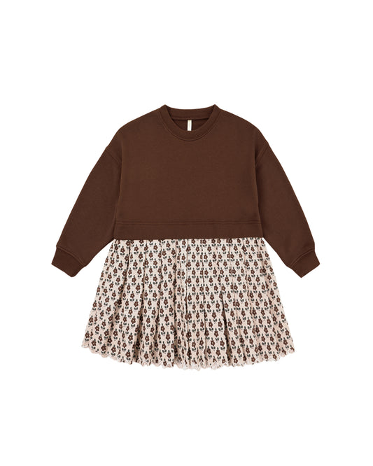 SWEATSHIRT DRESS || VINTAGE BLOOM