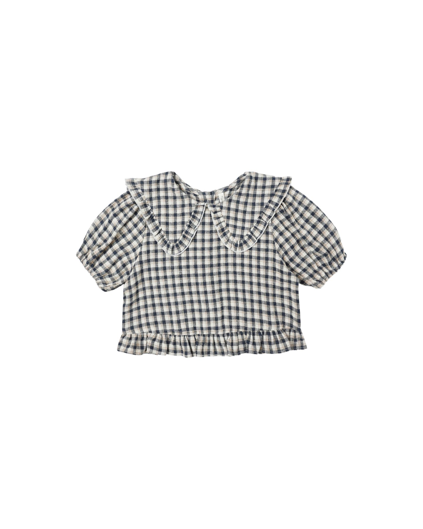 PRAIRIE BLOUSE || NAVY CHECK