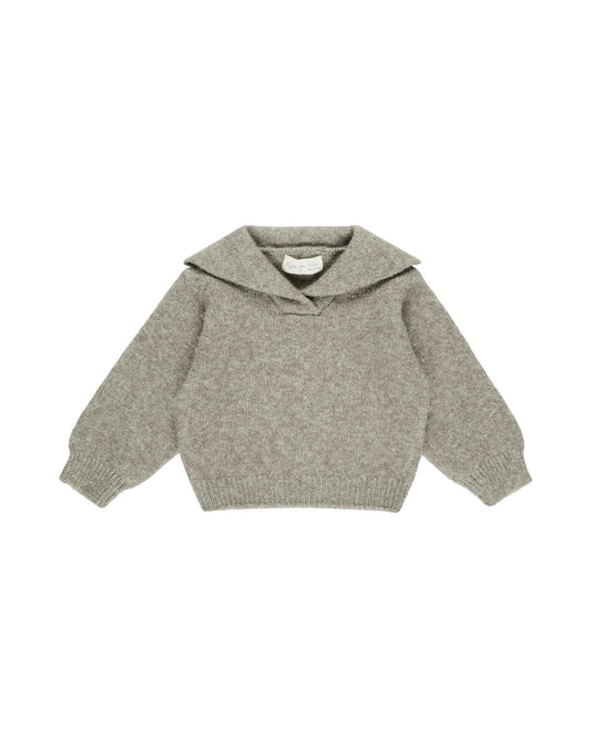 CASH PULLOVER || HEATHERED LAUREL