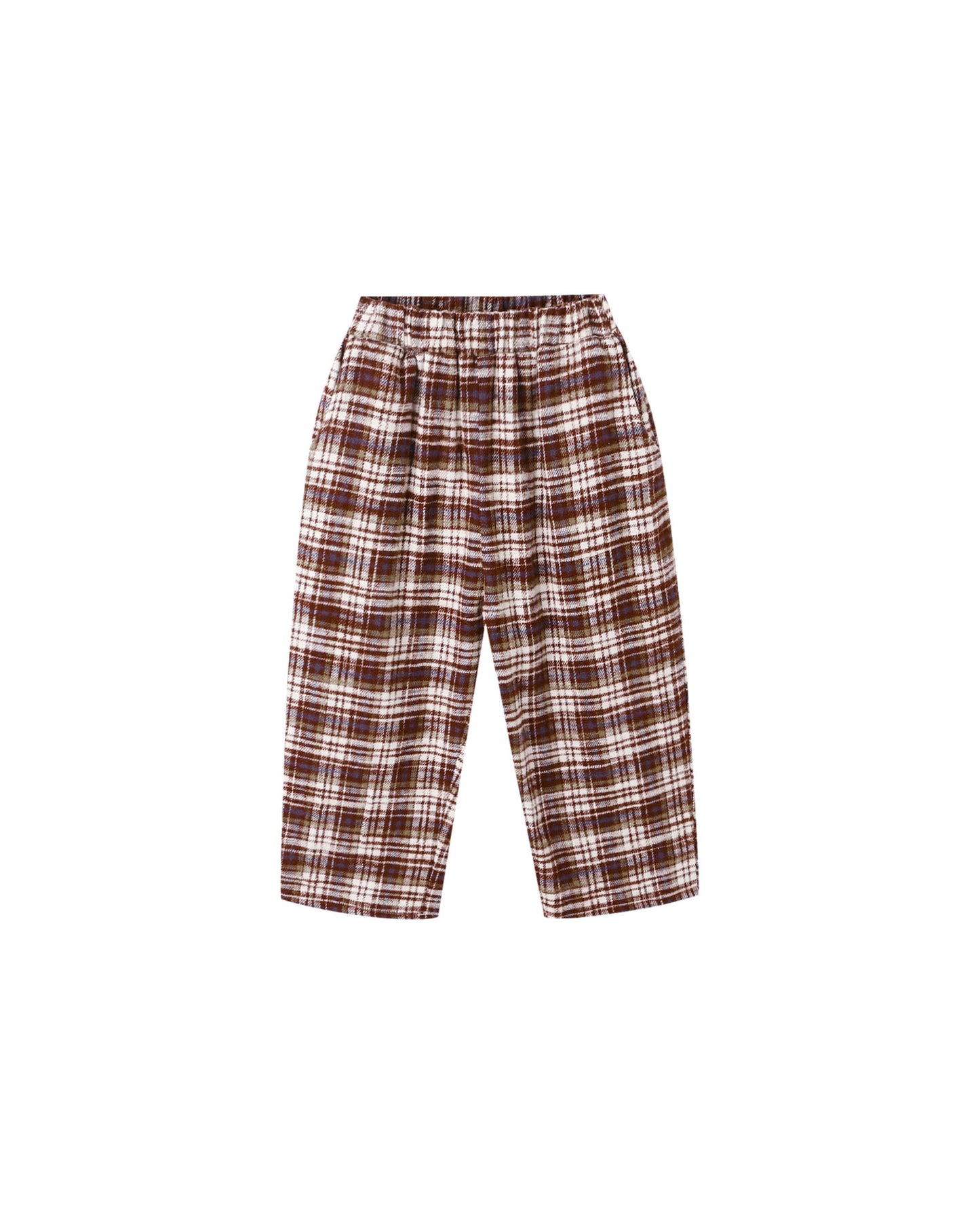 PALMER PANT || BURGUNDY PLAID