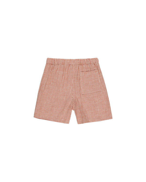 PERRY SHORT || POPPY GINGHAM