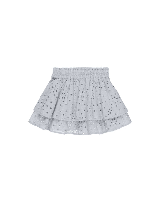 ROSE MINI SKIRT || LIGHT BLUE