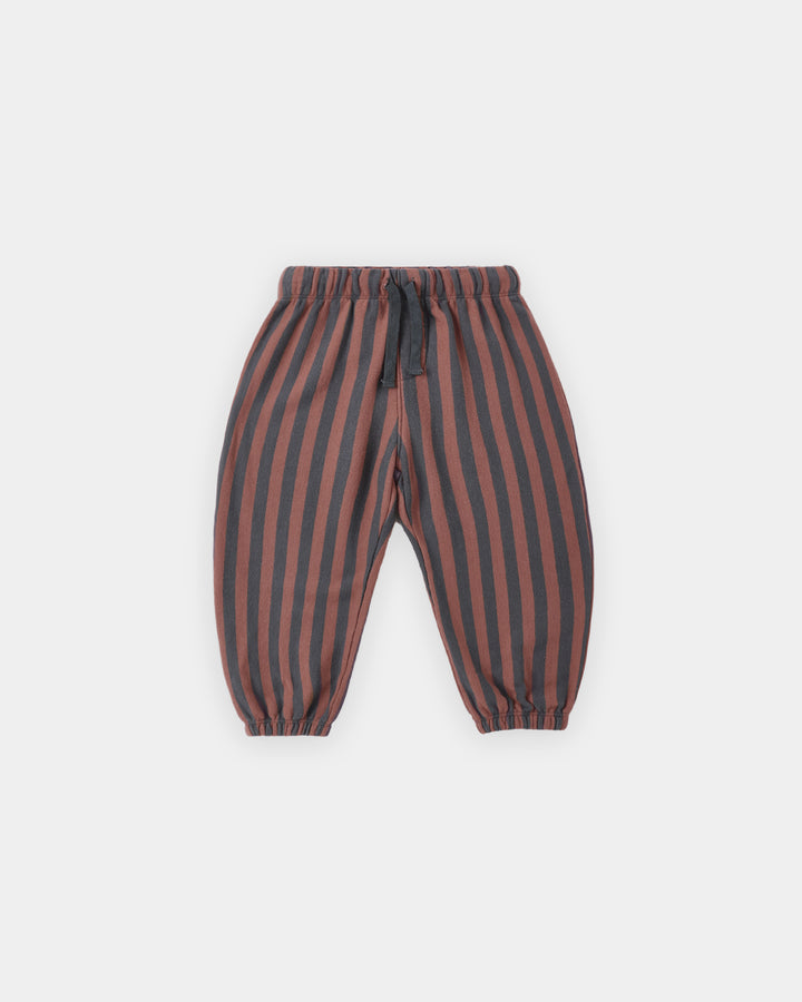 RELAXED JOGGER MULBERRY STRIPE