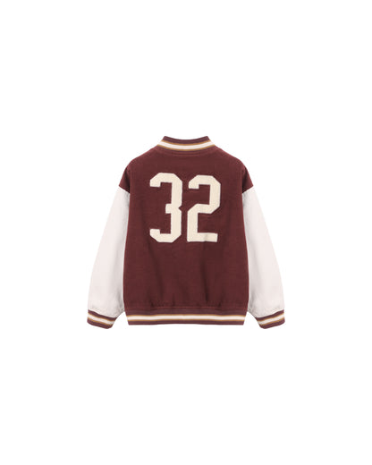VARSITY JACKET || BURGUNDY
