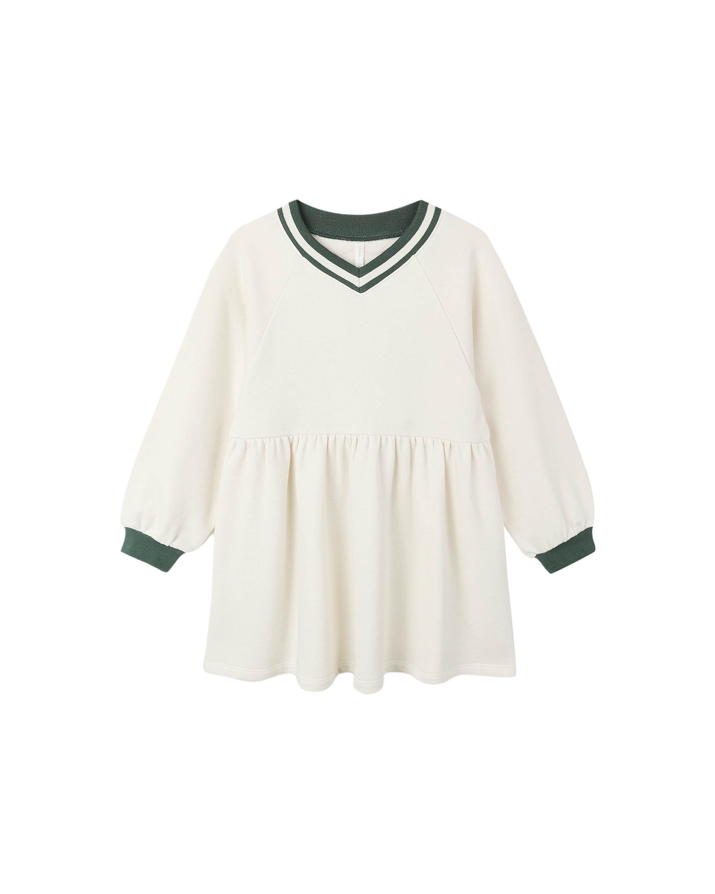 RAGLAN SWEATSHIRT DRESS || NATURAL