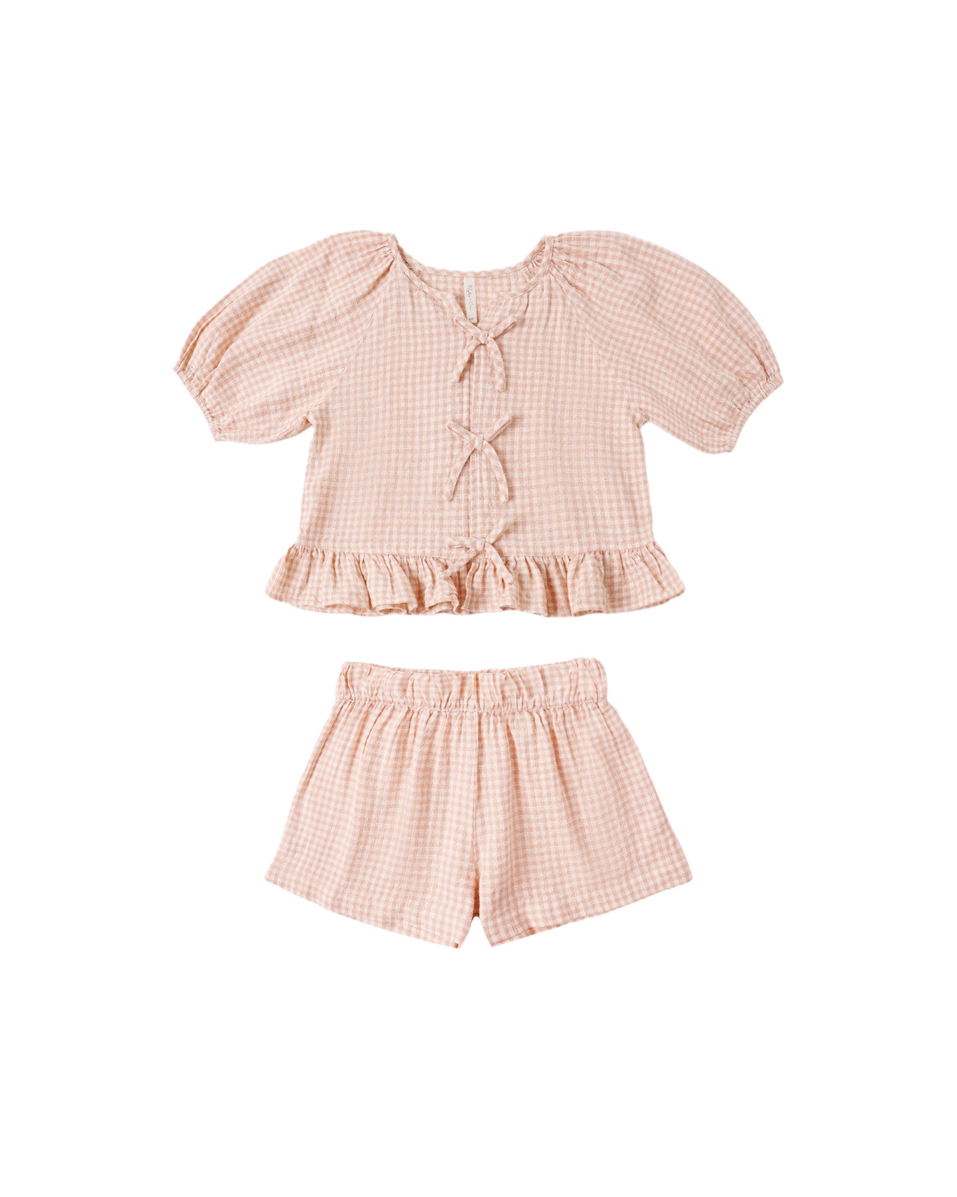 JUNIPER SET PETAL GINGHAM