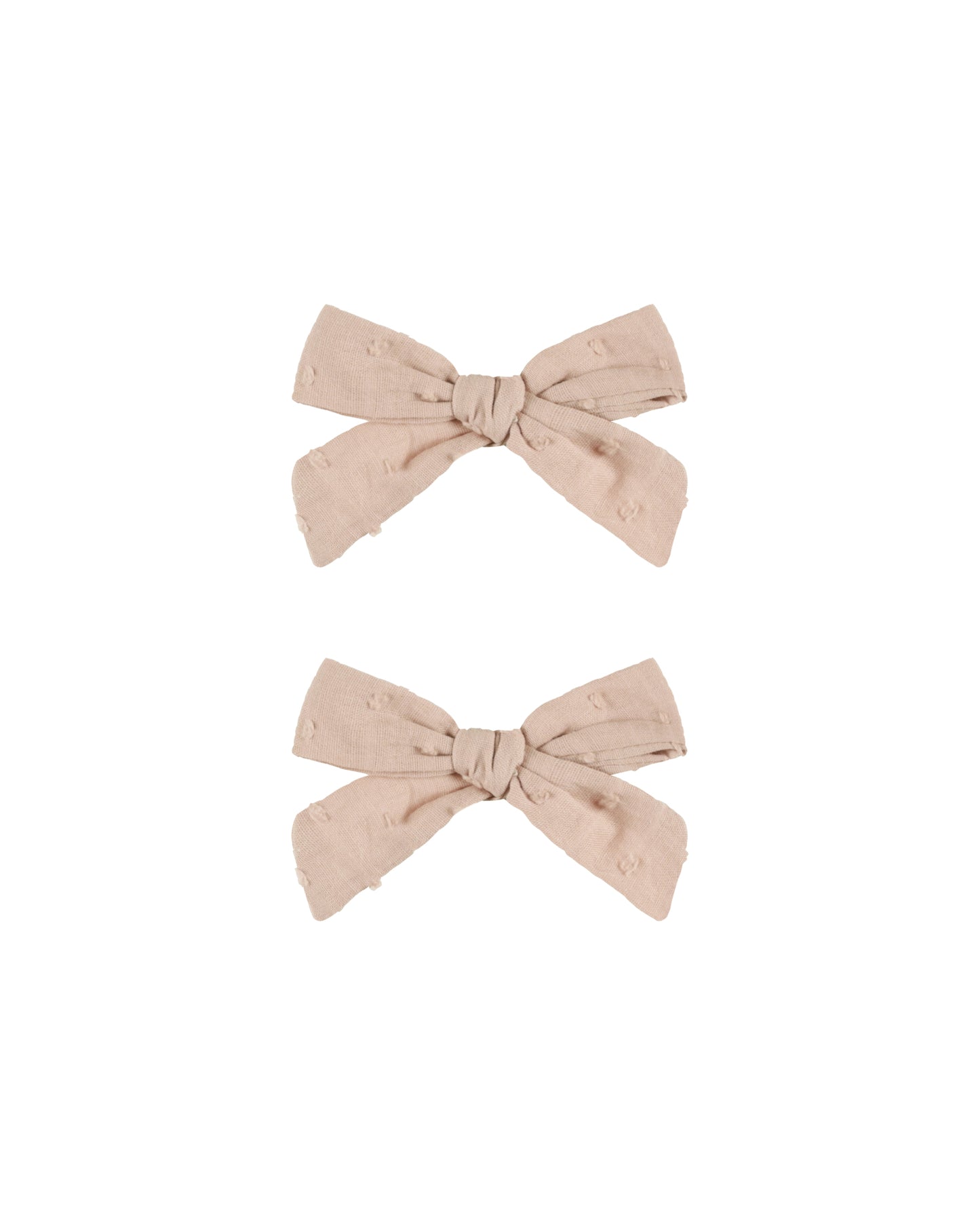 BOWS, SET OF 2 || BLUSH