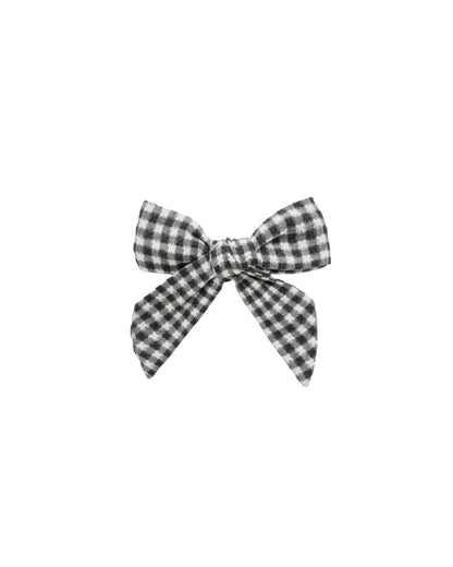 BOW || BLACK GINGHAM
