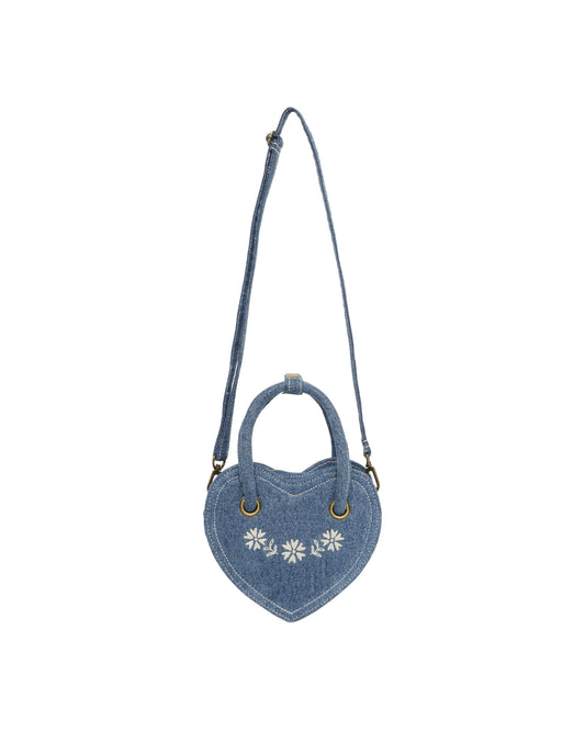 HEART PURSE || INDIGO