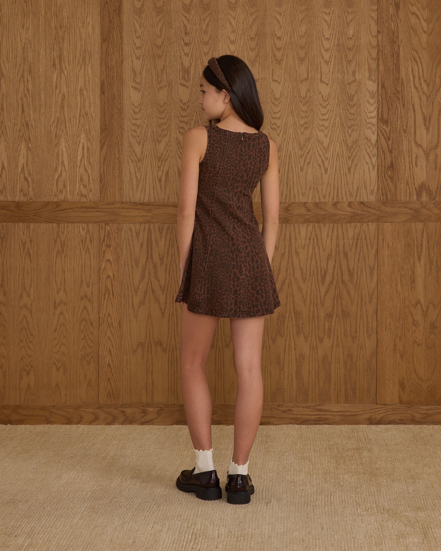 MAEVE MINI DRESS || LEOPARD - TEEN