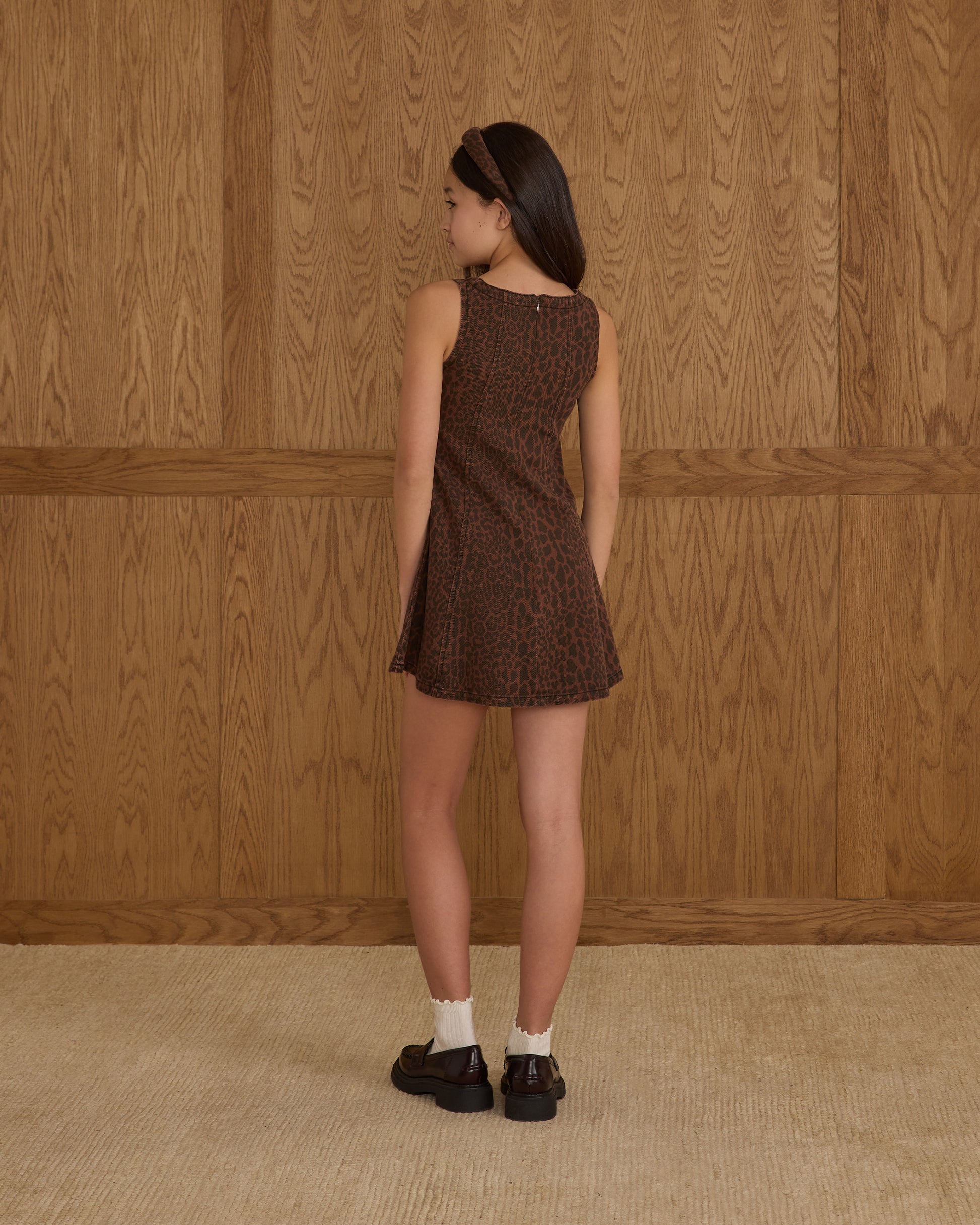 MAEVE MINI DRESS || LEOPARD - TEEN