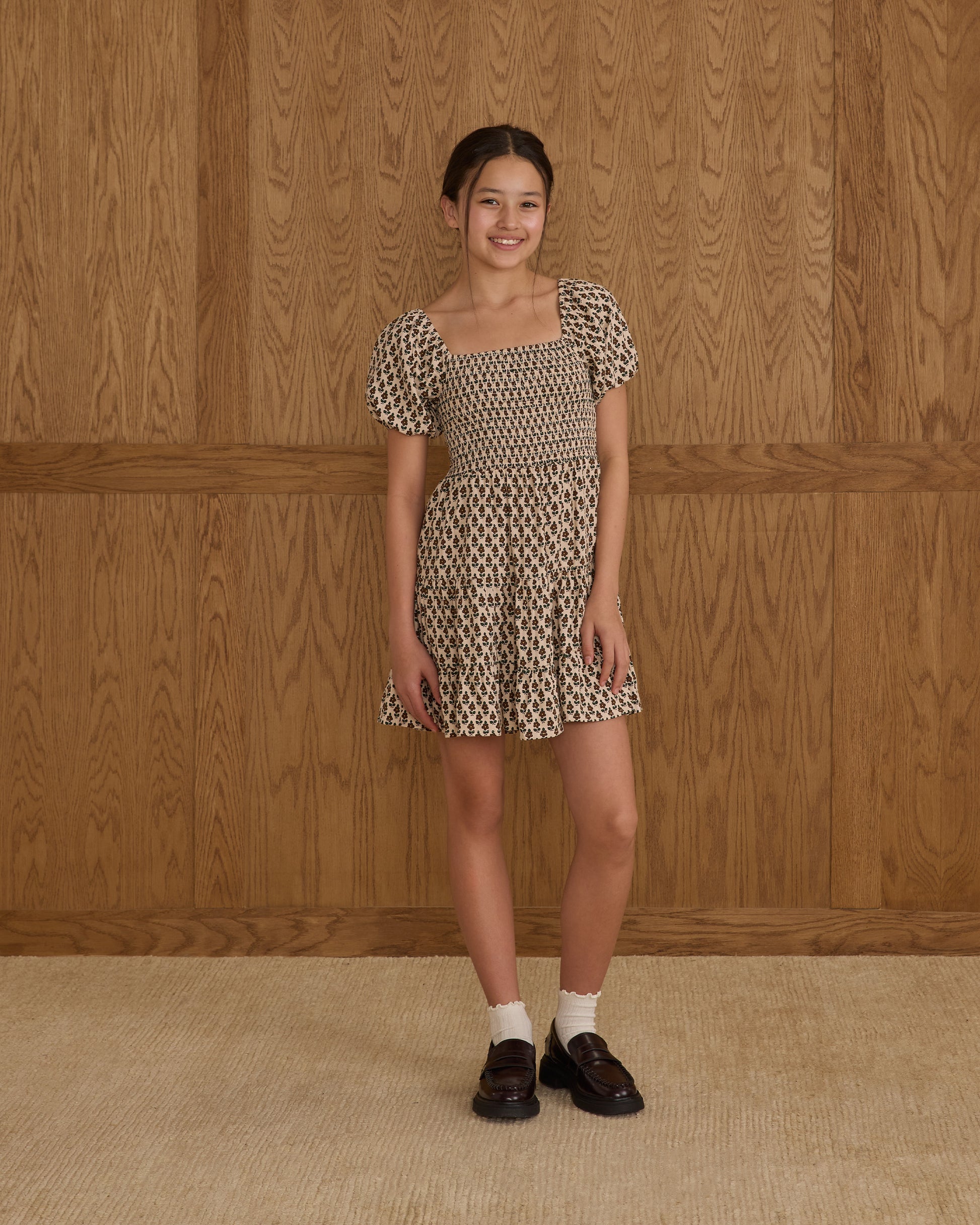 EMILY DRESS || HARVEST FLORAL - TEEN