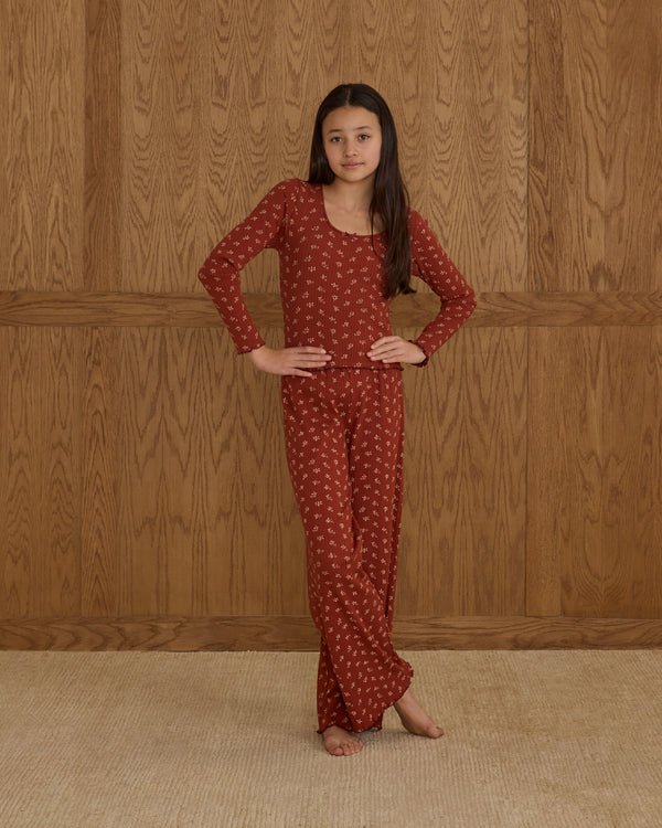 RIBBED LOUNGE SET || RUBY DITSY - TEEN
