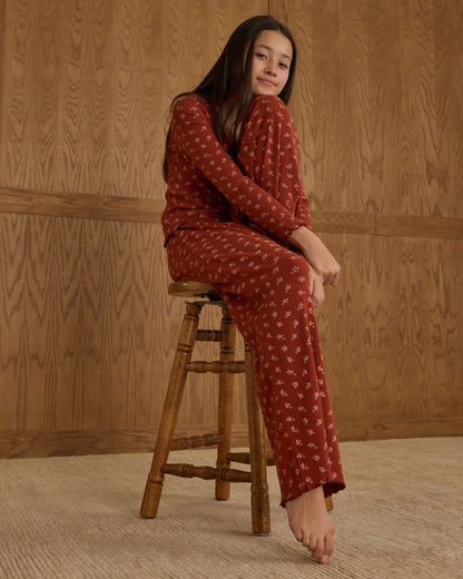 RIBBED LOUNGE SET || RUBY DITSY - TEEN