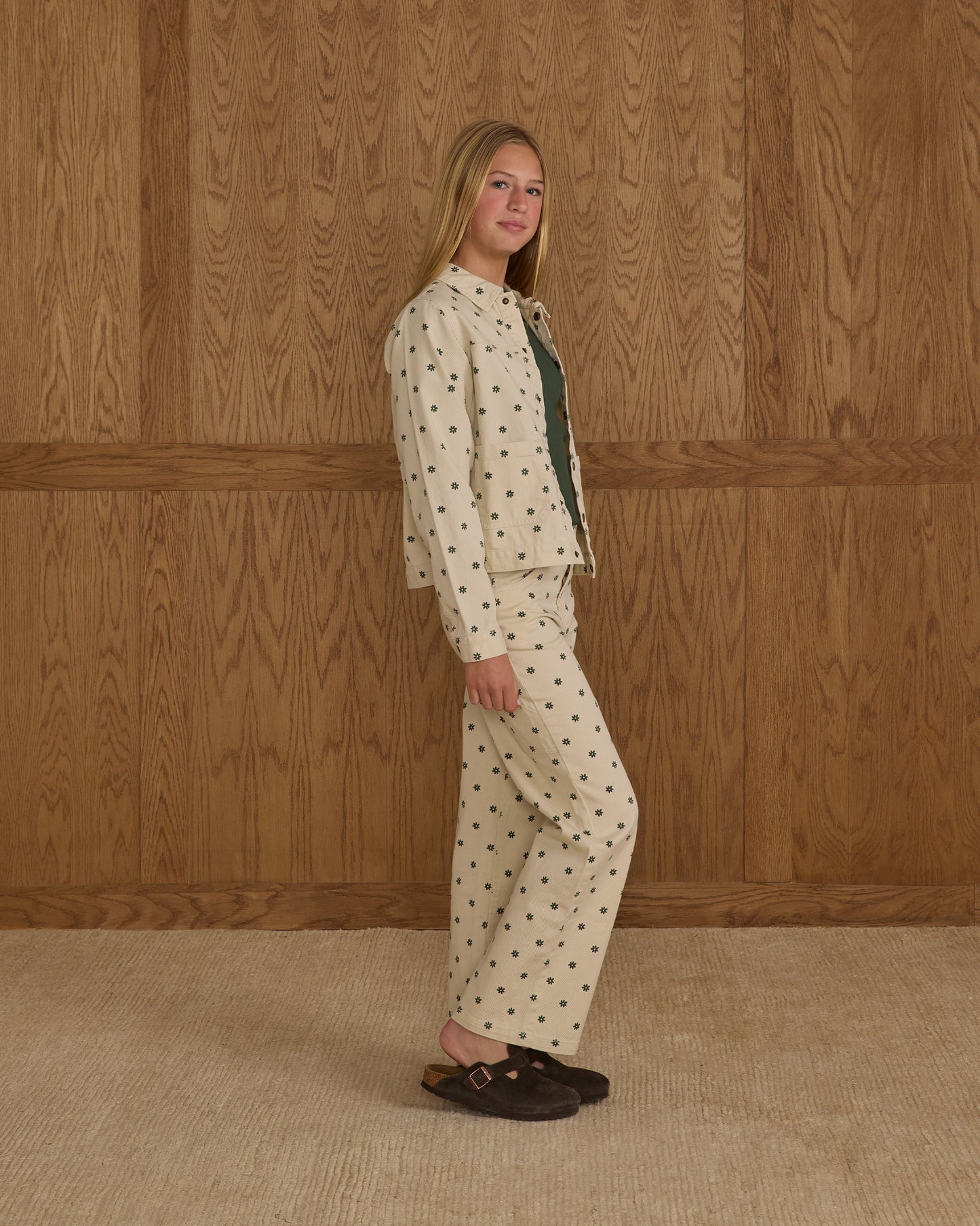 BAGGY WIDE LEG DENIM || MINI DAISY - TEEN