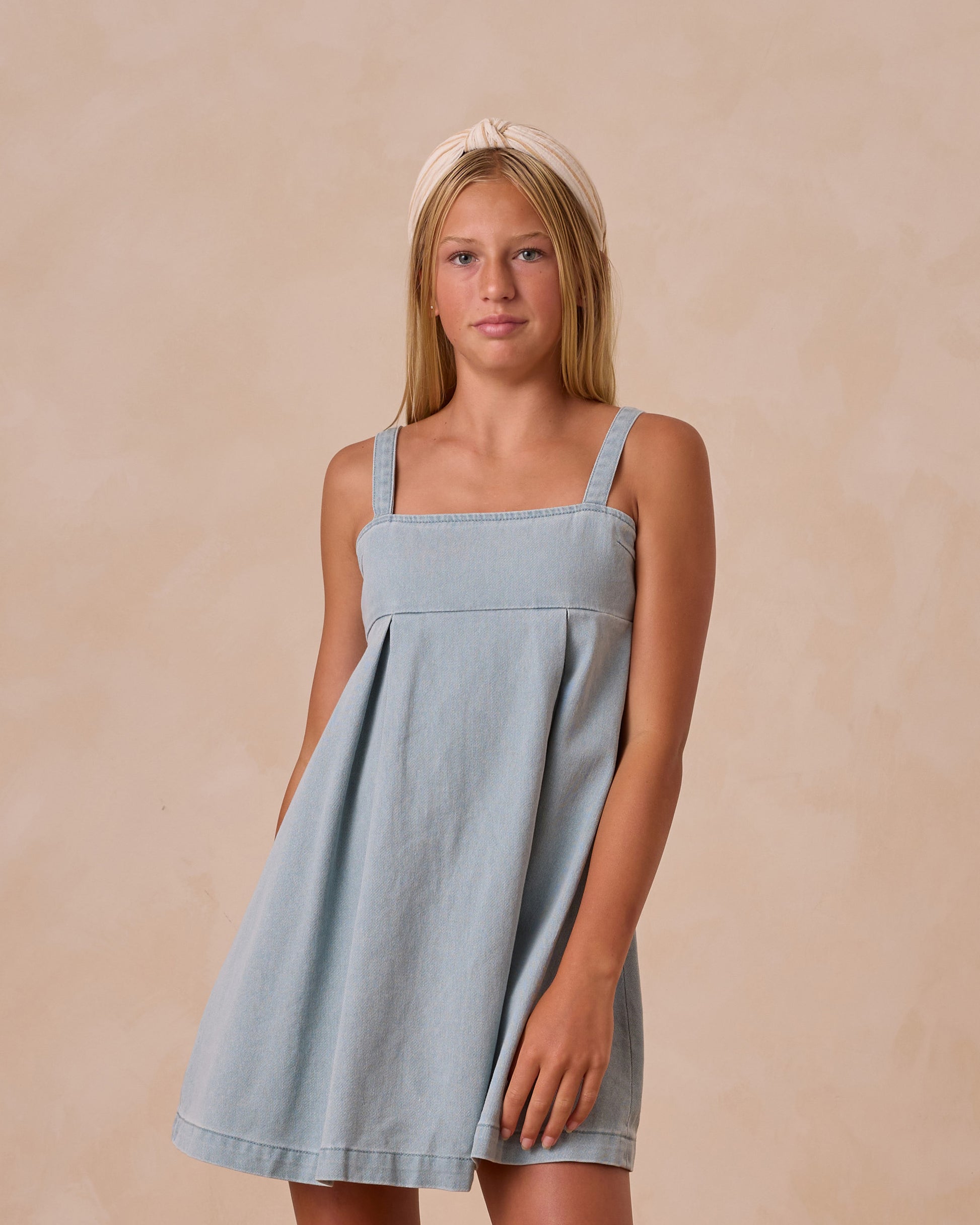 DENIM MINI DRESS | OCEAN